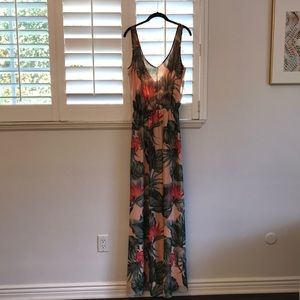 Long floral dress